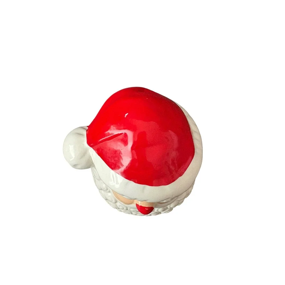 Vintage Santa‎ Cookie Jar Action Taiwan Christmas Ceramic 9